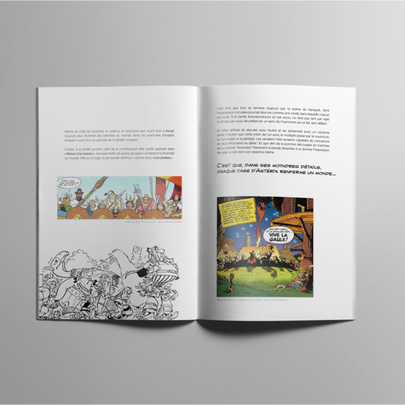 Asterix Art Strips Box Mockup Interieur 02 Les XII Art Strips d'Astérix - Livret - intérieur