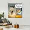 Astérix Art Strips – Potion magique – Papier Fine Art en caisse américaine noire – 140x140