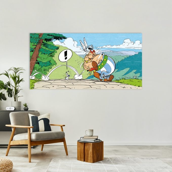 Astérix Art Strips – l’Amitié – Dibond sur plexiglas –  100x200 Astérix Art Strips – l’Amitié – Dibond sur plexiglas –  100x200
