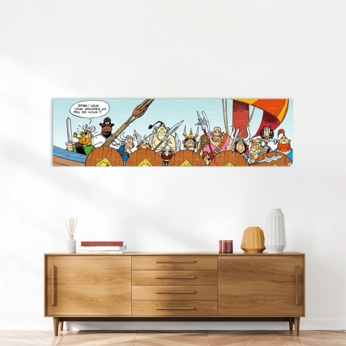 asterix-art-strips-10-dibond-sur-plexiglas-les-pirates-55x200